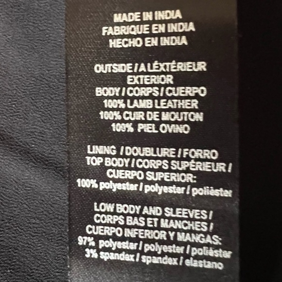 Frye women’s LEATHER  BIKER JACKET - Picture 3 of 10